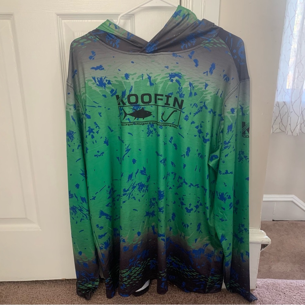 Two Koofin Fishing Hoodies